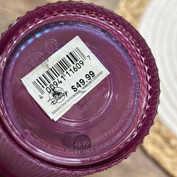 Starbucks Walt Disney 50th Anniversary Pink Studded Tumbler with Straw 24oz - Picture 4 of 7